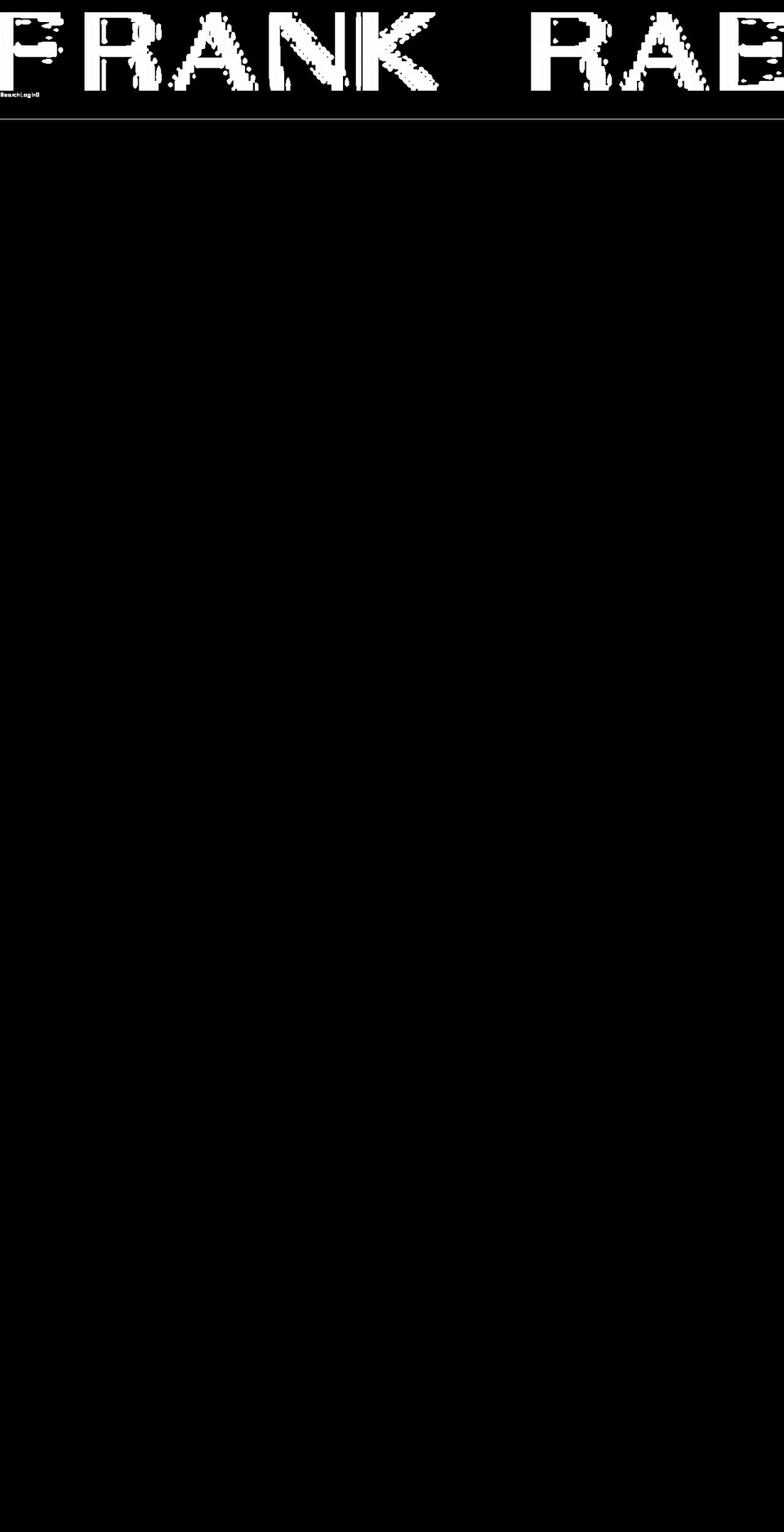 frankrae.com shopify website screenshot