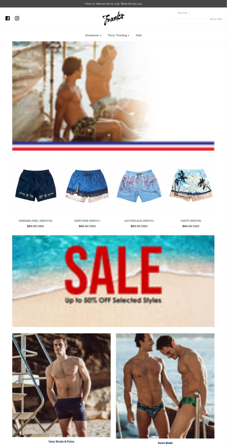 franksaustralia.com.au shopify website screenshot