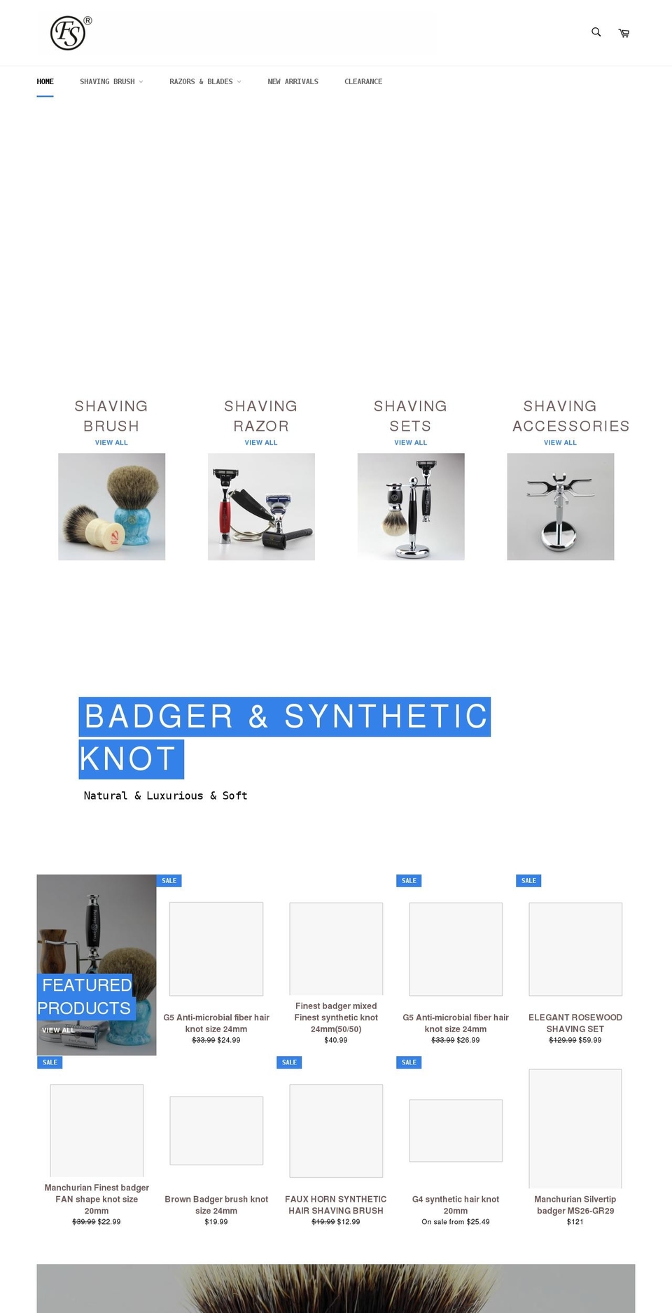 frankshaving.com shopify website screenshot