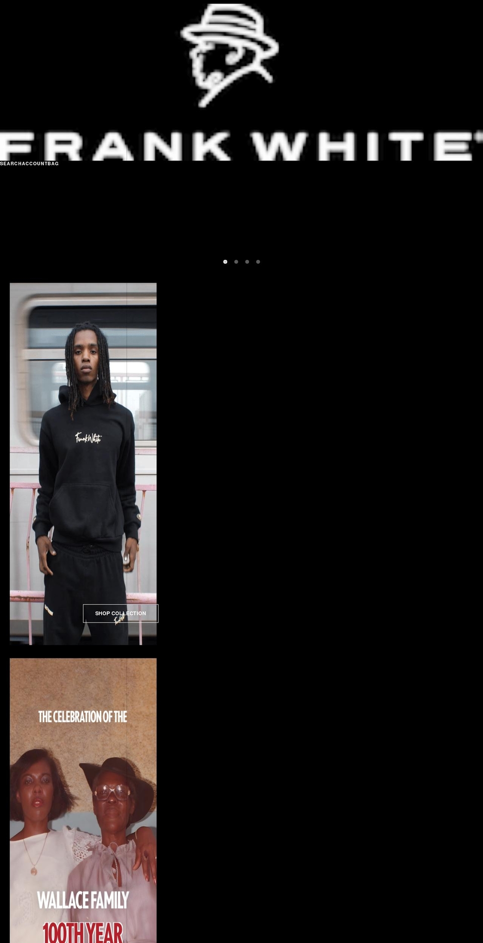 frankwhite.co shopify website screenshot