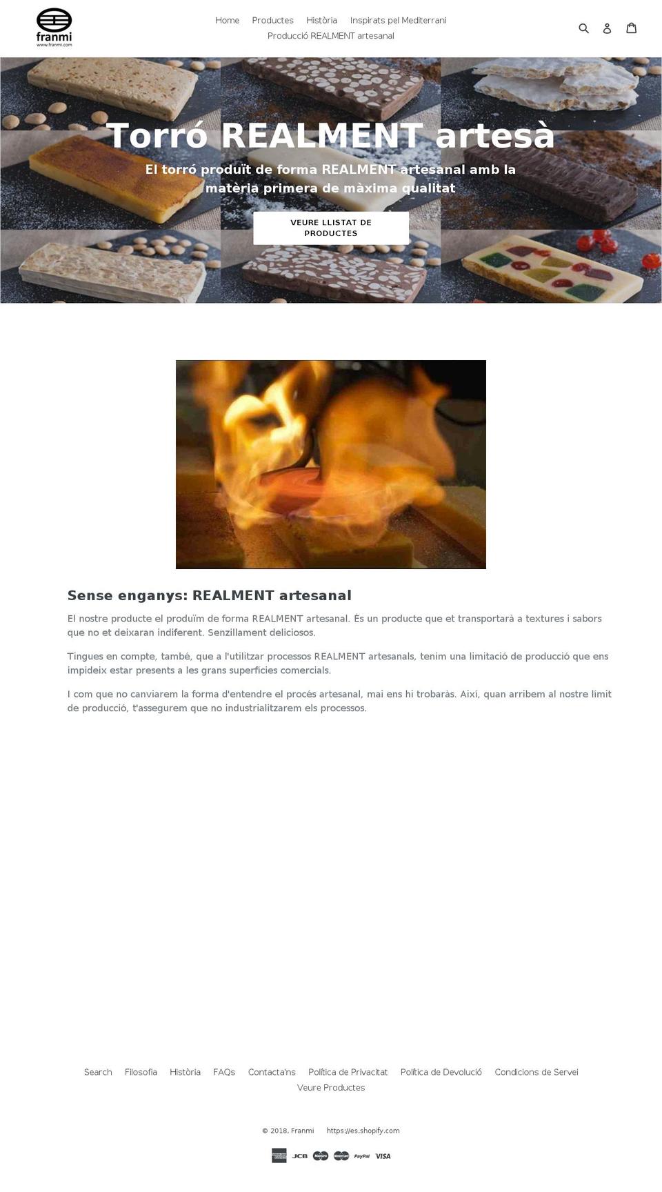 franmi.com — Shopify storefront screenshot