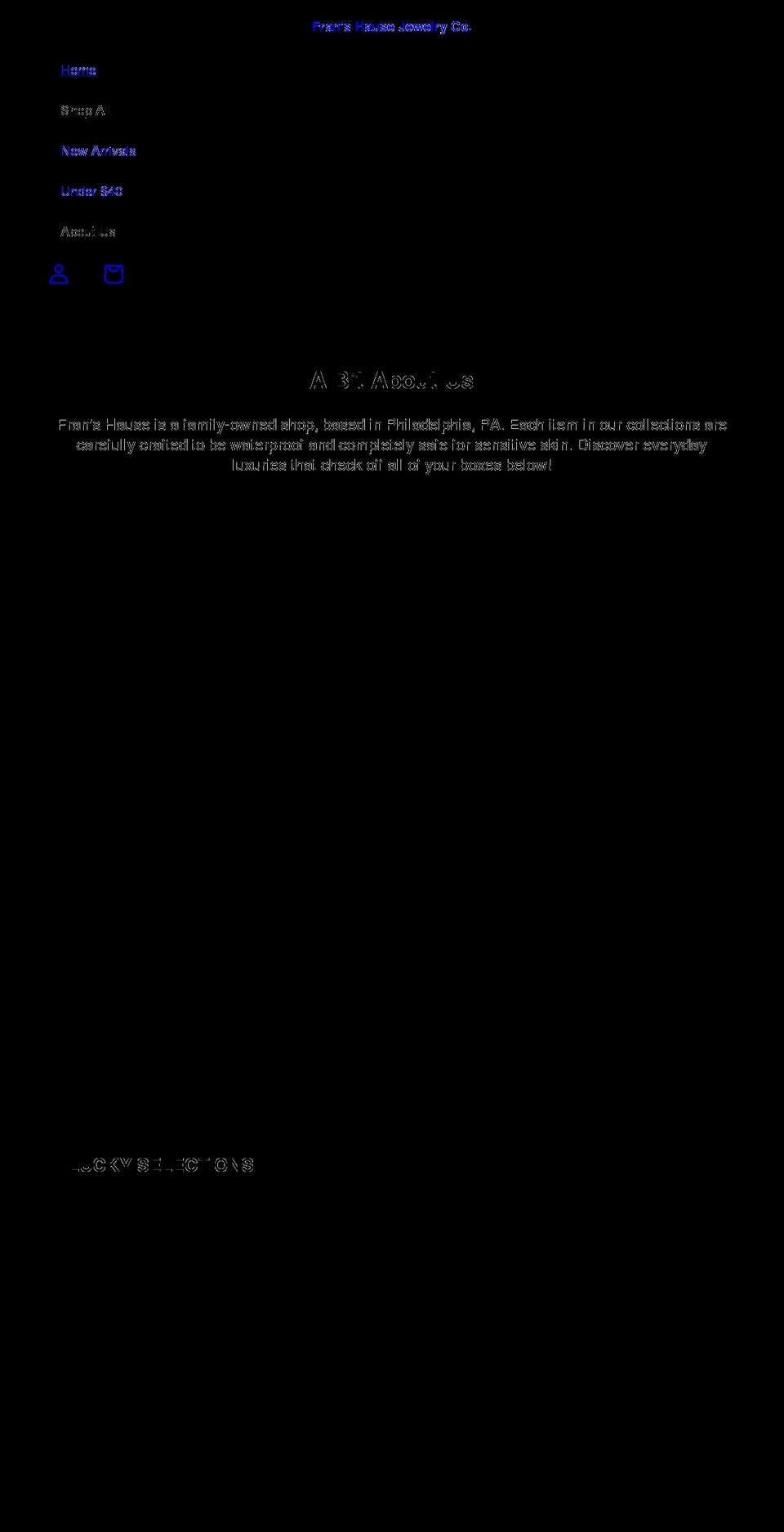 franshause.com shopify website screenshot