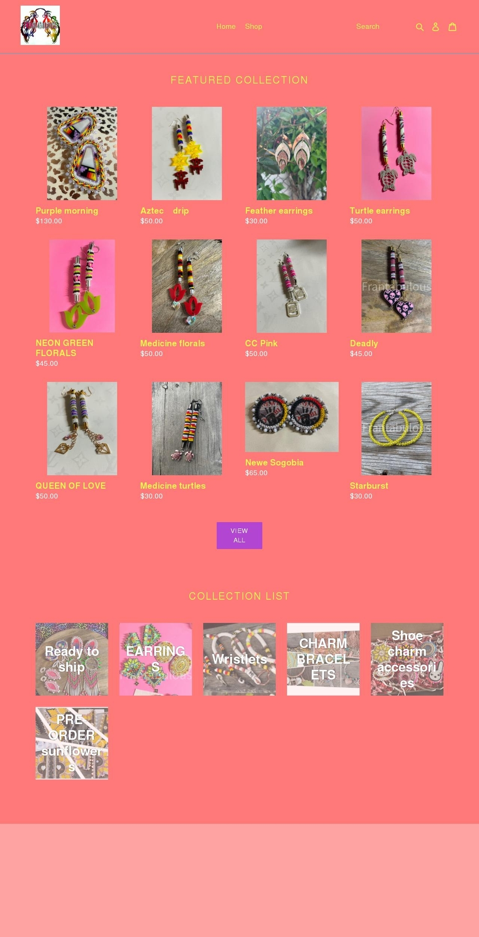 frantabulous.com — Shopify storefront screenshot