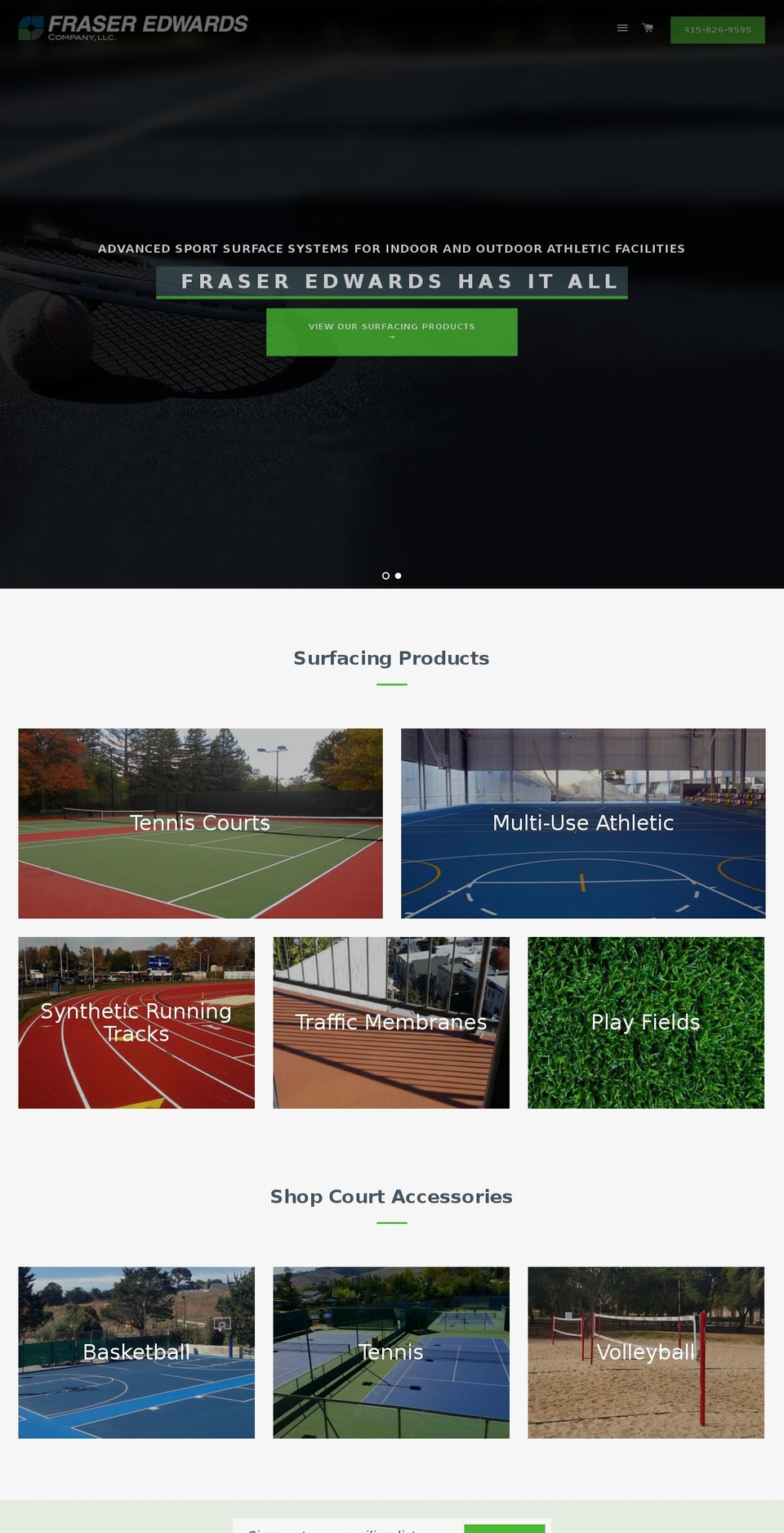 fraseredwards.com shopify website screenshot