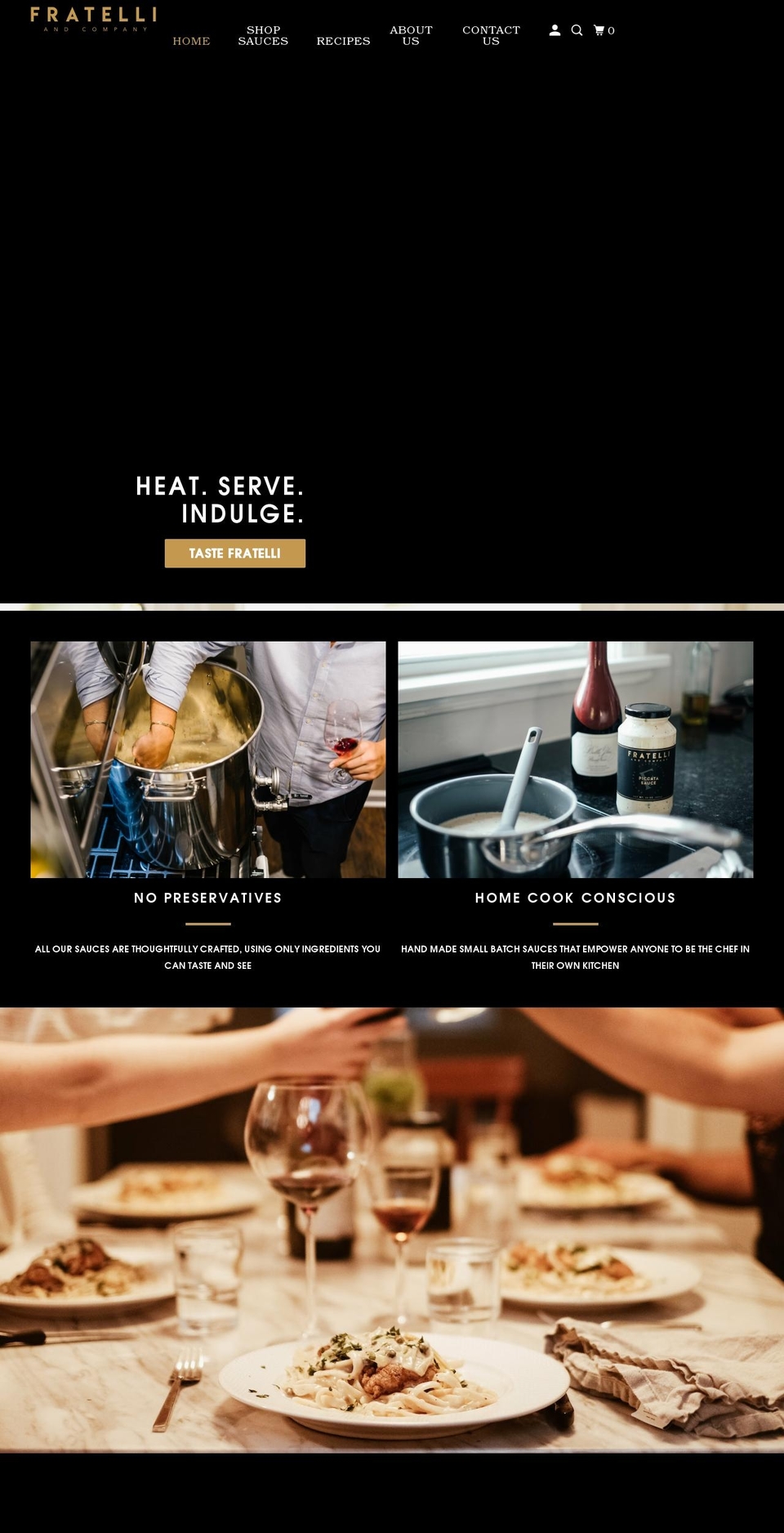 fratellifoods.com shopify website screenshot