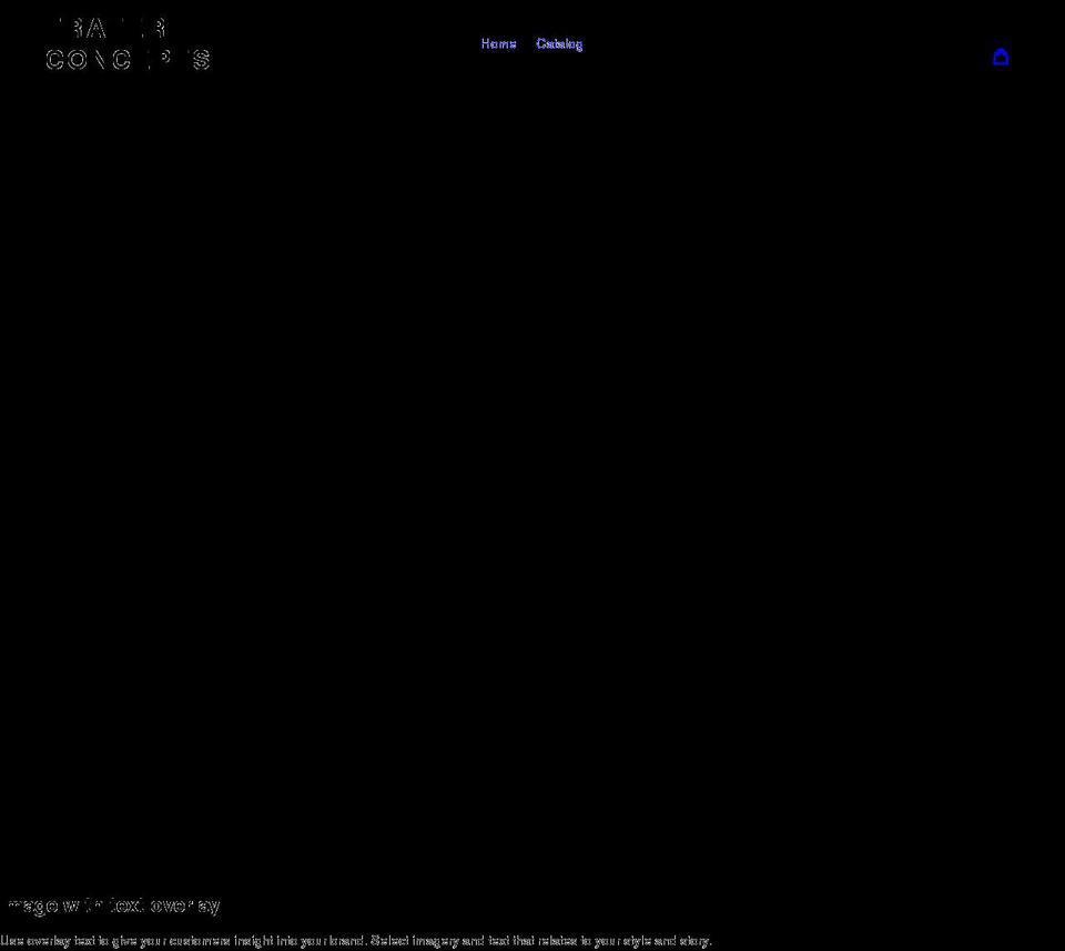 fraterconcepts.com shopify website screenshot