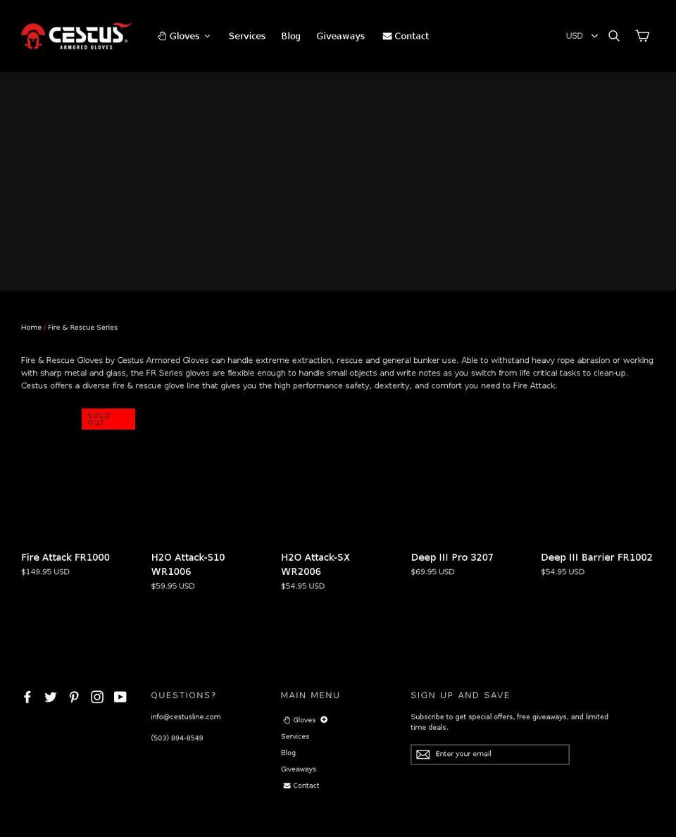 frattack.com — Shopify storefront screenshot