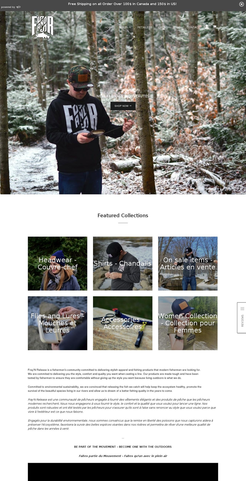 fraynrelease.com — Shopify storefront screenshot