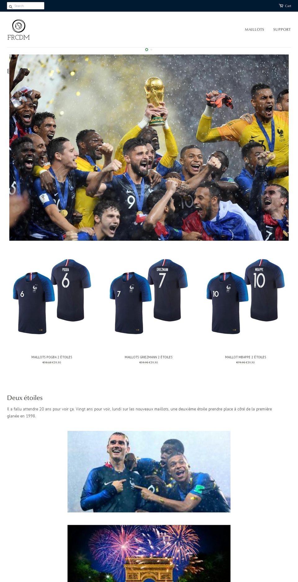 frcdm.com — Shopify storefront screenshot