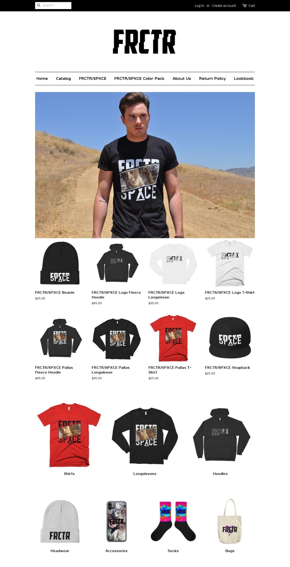 frctrla.com shopify website screenshot
