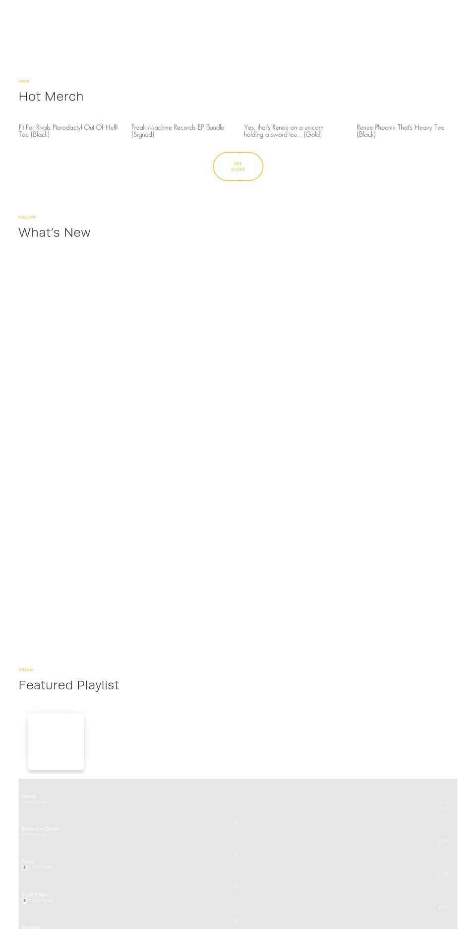 freakmachinerecords.com shopify website screenshot