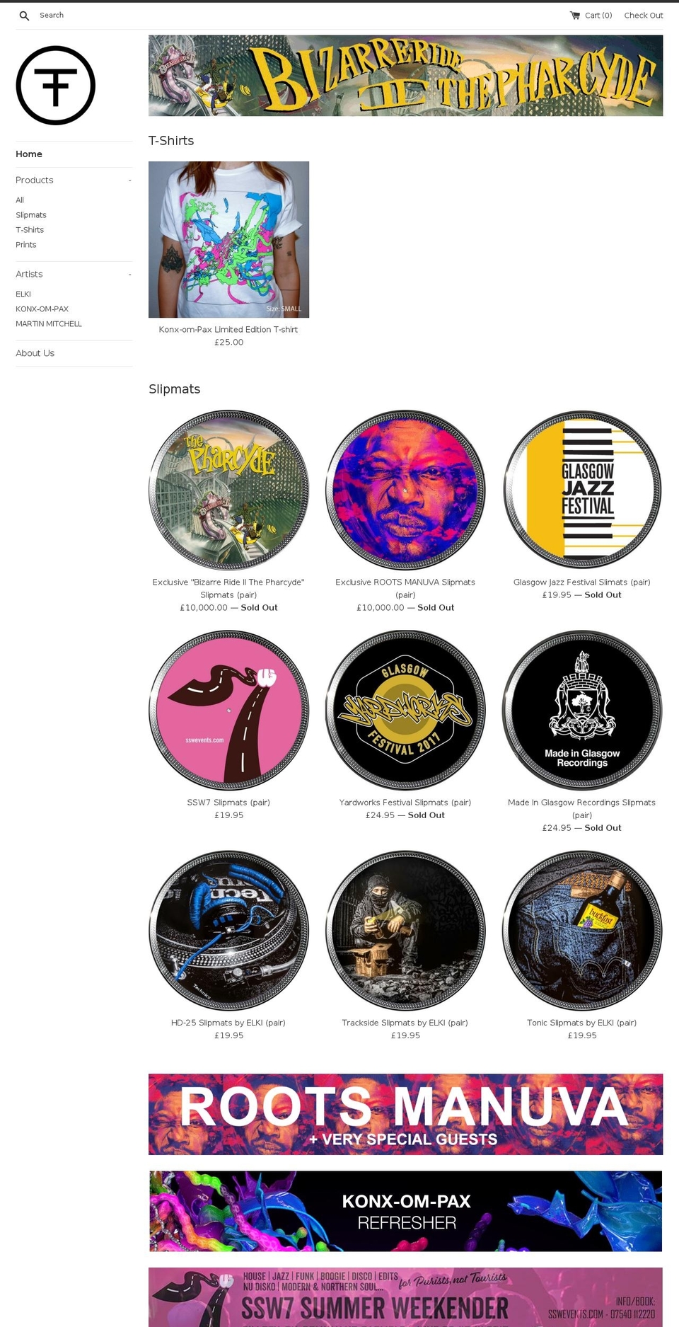 freakthefunk.com — Shopify storefront screenshot