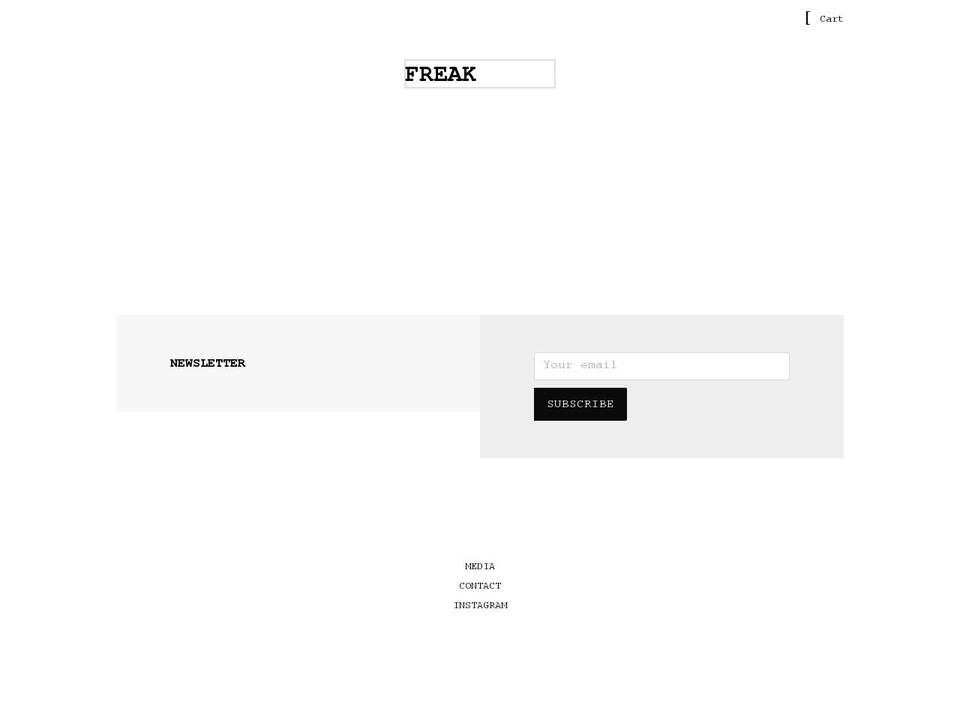 freaktheworld.com shopify website screenshot