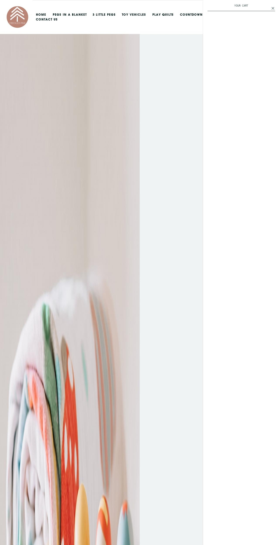 freckledpine.com shopify website screenshot