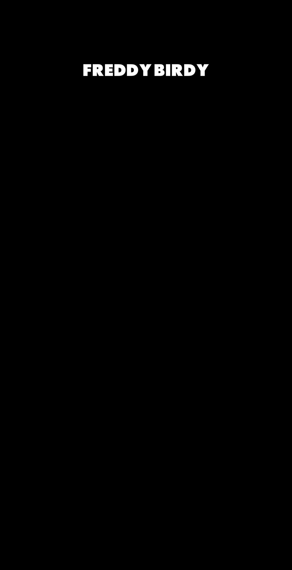freddybirdy.com — Shopify storefront screenshot