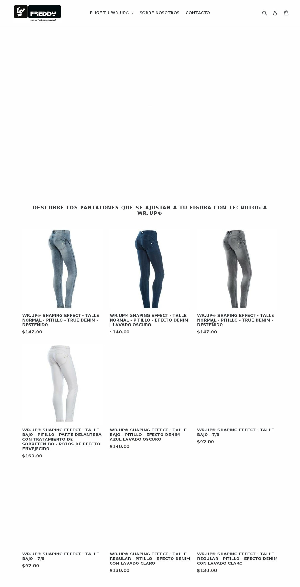 freddyjeansperu.com — Shopify storefront screenshot