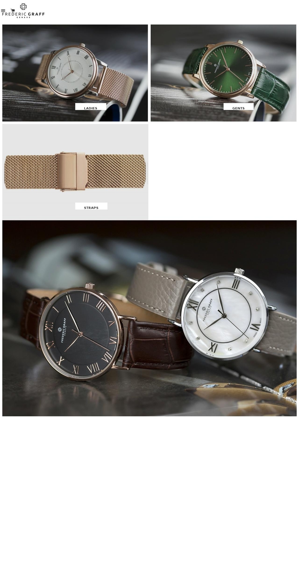 fredericgraff.com shopify website screenshot