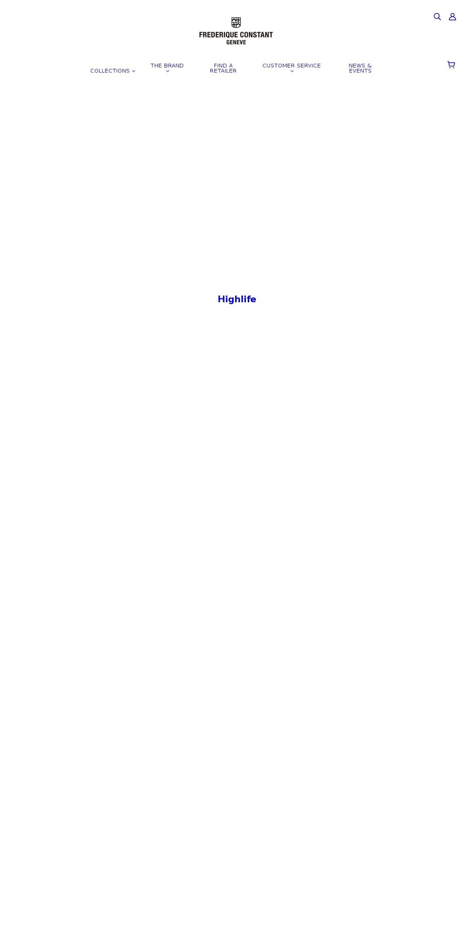 frederiqueconstantusa.com — Shopify storefront screenshot