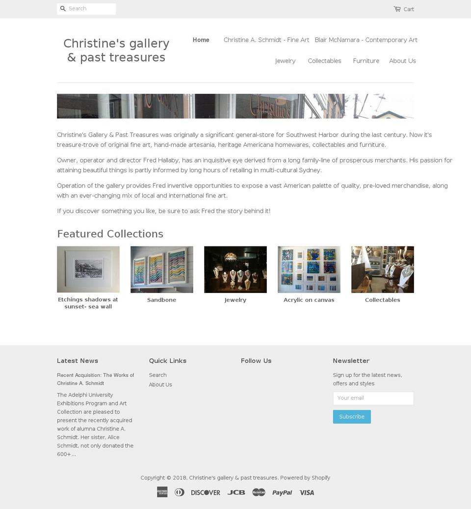 fredgallery.com shopify website screenshot