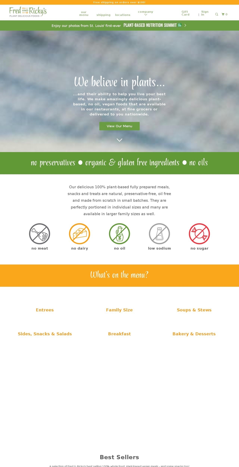 frednricky.com — Shopify storefront screenshot