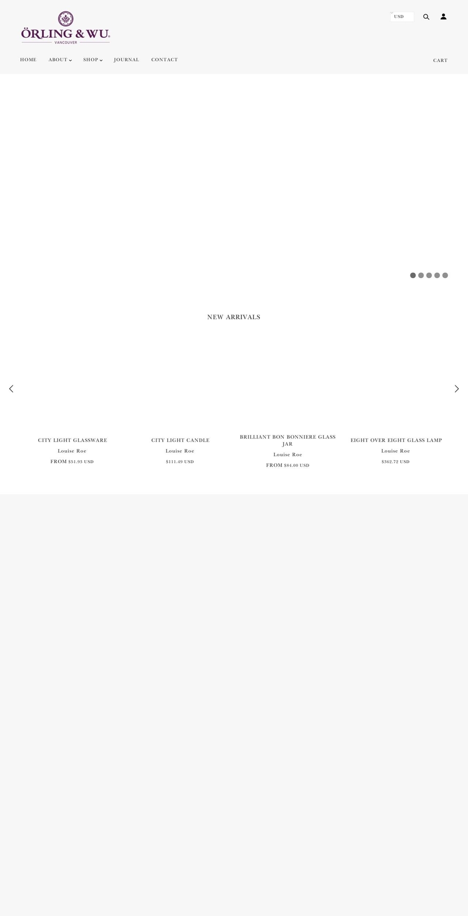 fredrikoerling.com — Shopify storefront screenshot