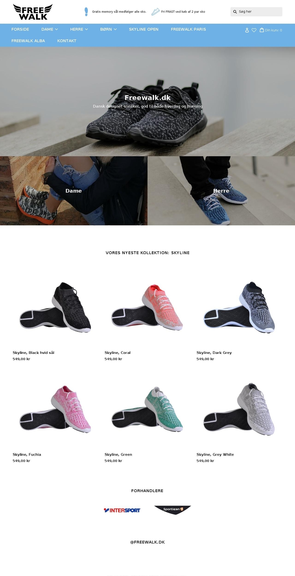 freeathletics.com — Shopify storefront screenshot