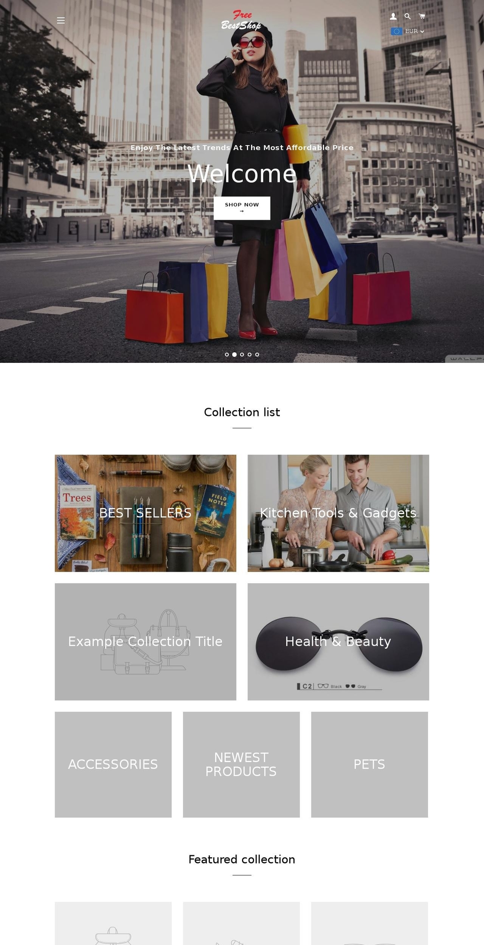 freebestshop.com — Shopify storefront screenshot