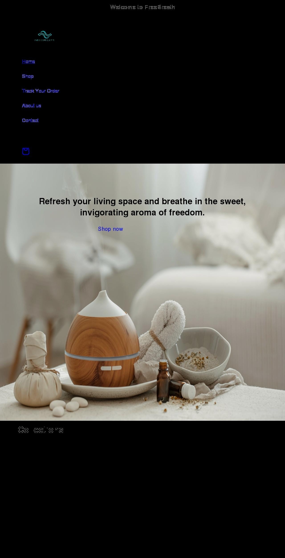 freebreath.shop shopify website screenshot