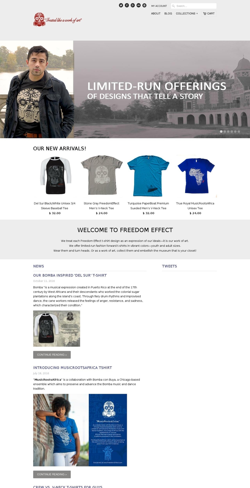freedom-effect.com shopify website screenshot