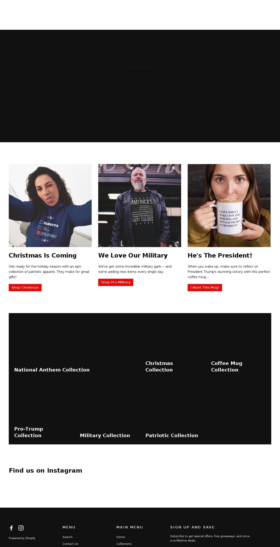freedomcatalog.com — Shopify storefront screenshot