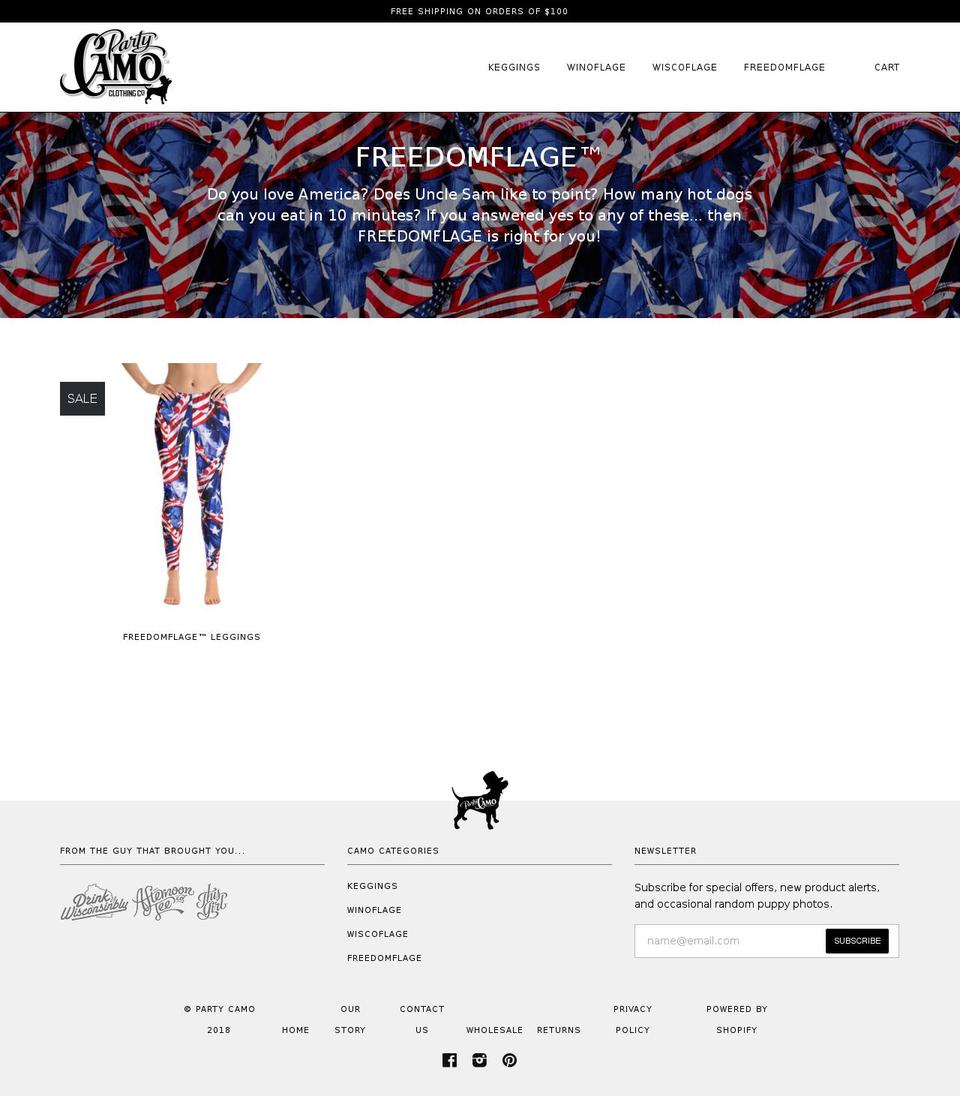 freedomflage.com — Shopify storefront screenshot