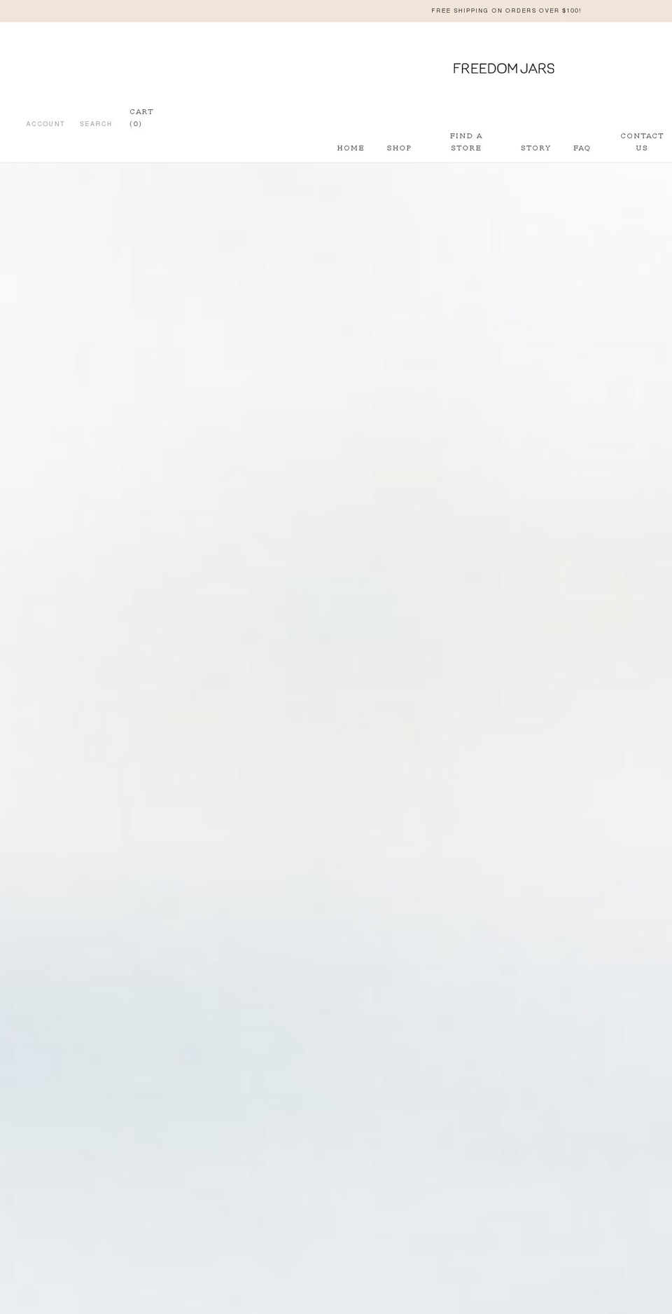 freedomjars.ca shopify website screenshot