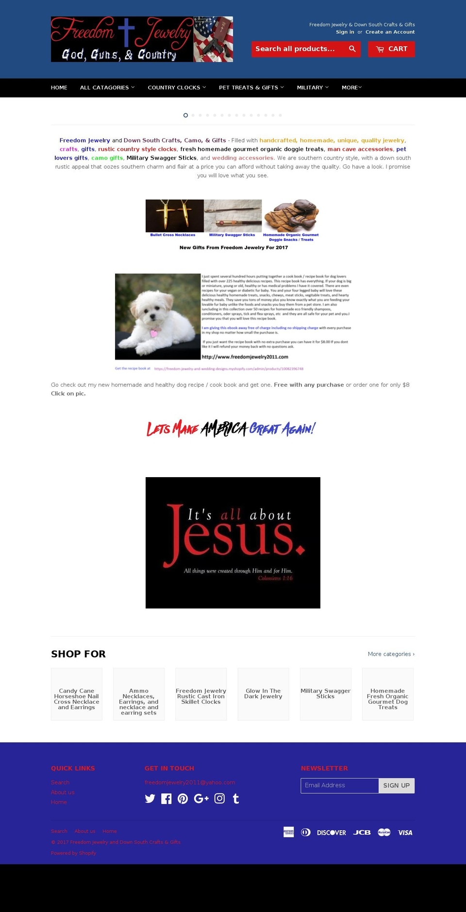 freedomjewelry2011.com shopify website screenshot