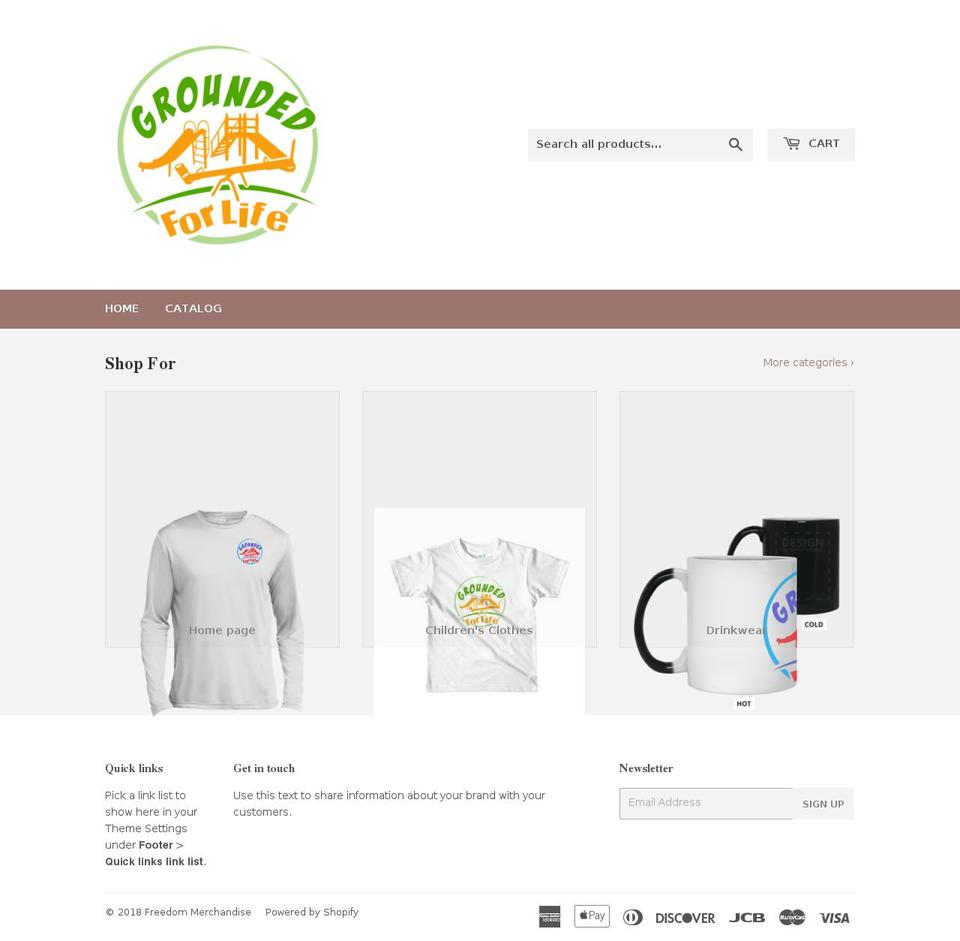 freedommerchandise.com shopify website screenshot