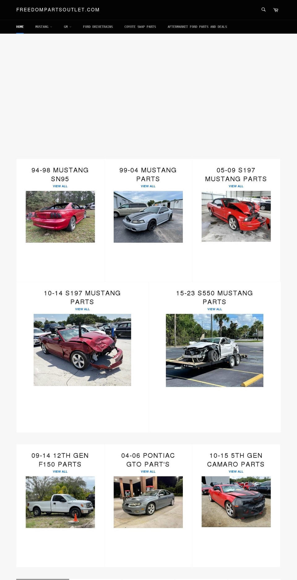 freedompartsoutlet.com shopify website screenshot