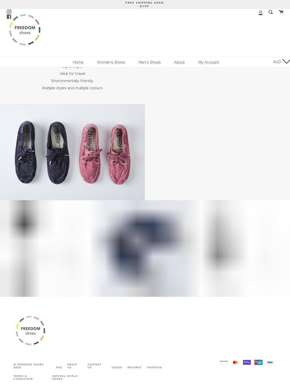 WATCHES Shopify theme site example freedomshoes.com.au