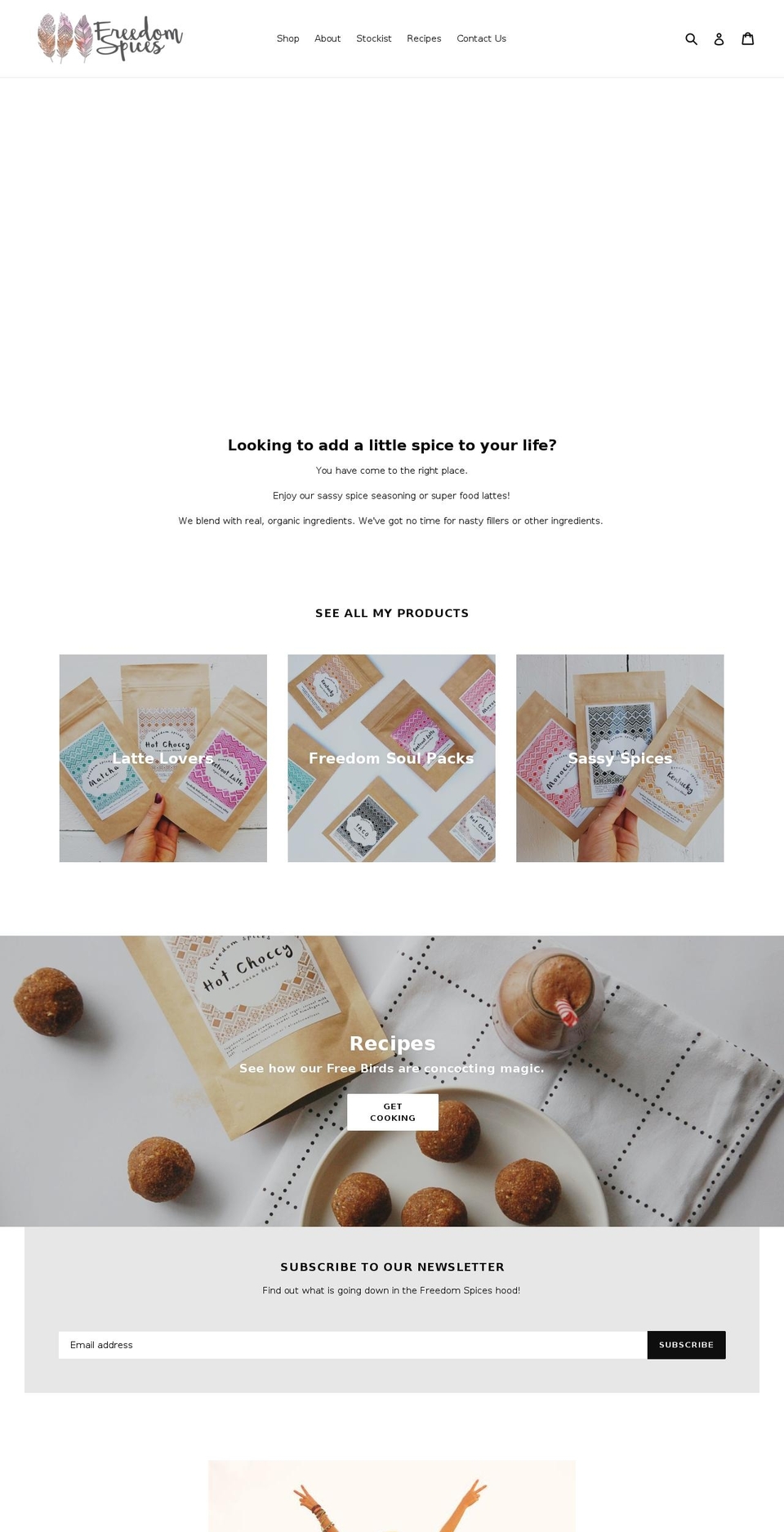 freedomspices.com.au shopify website screenshot