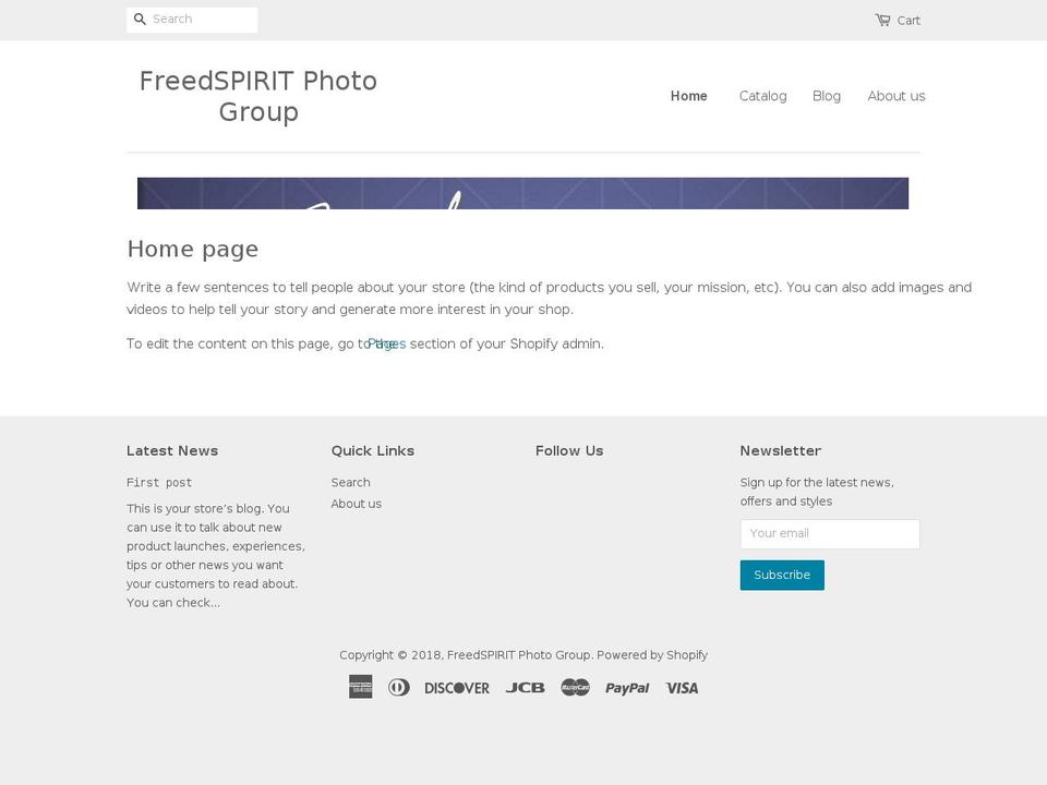freedspiritgroup.com shopify website screenshot