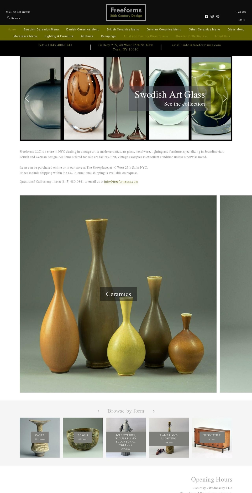 freeformsnyc.com shopify website screenshot