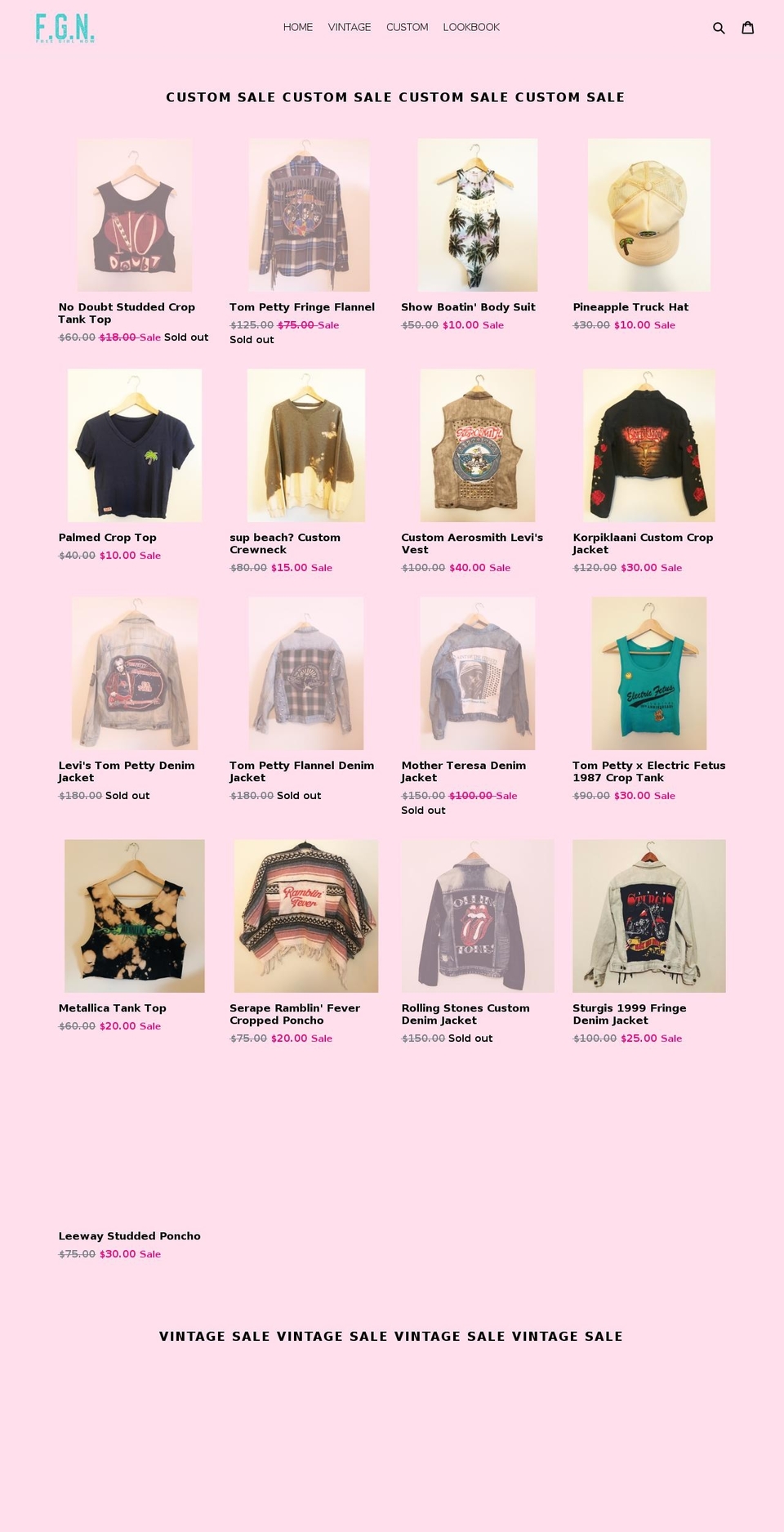freegirlnow.com shopify website screenshot