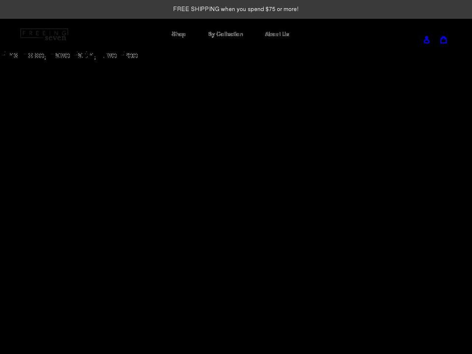 freeingseven.com shopify website screenshot