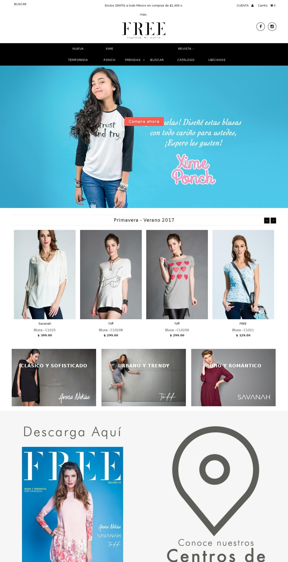 freemoda.com.mx shopify website screenshot