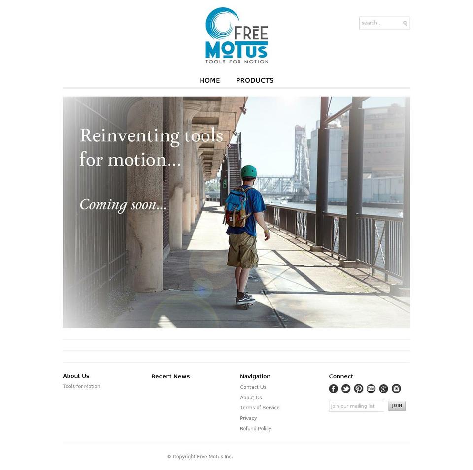 freemotus.com shopify website screenshot