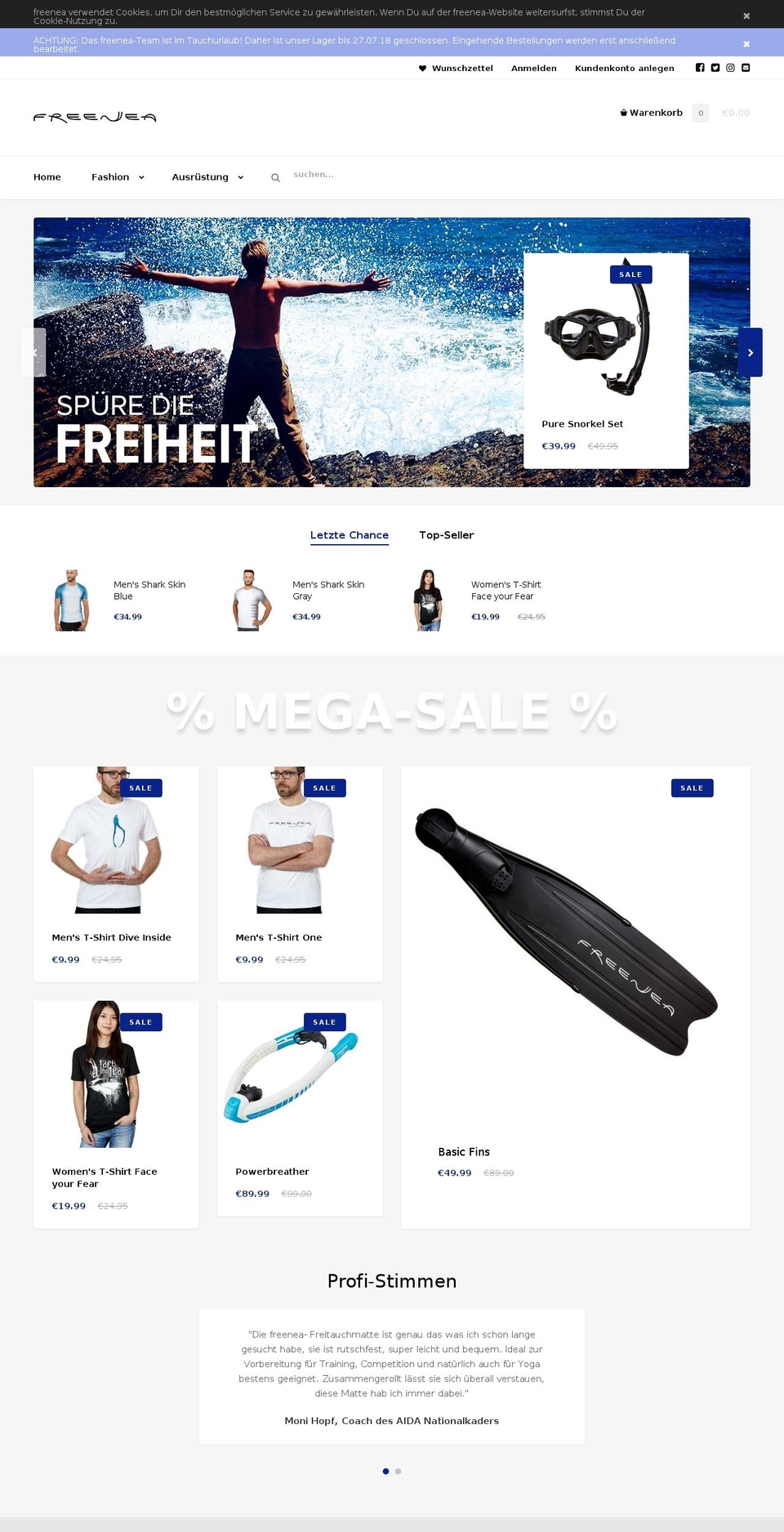 verus Shopify theme site example freenea.net