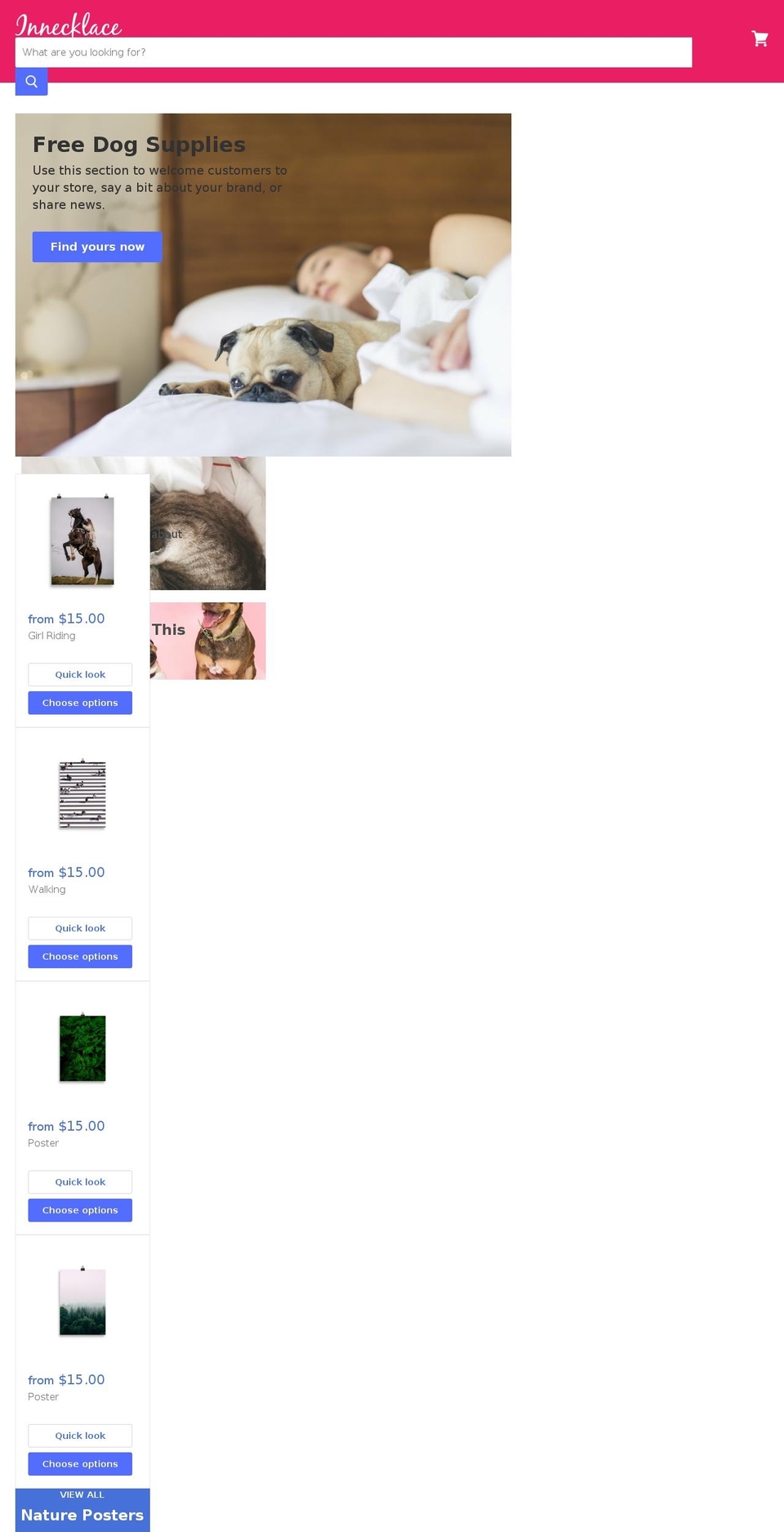 freepetsupply.com — Shopify storefront screenshot
