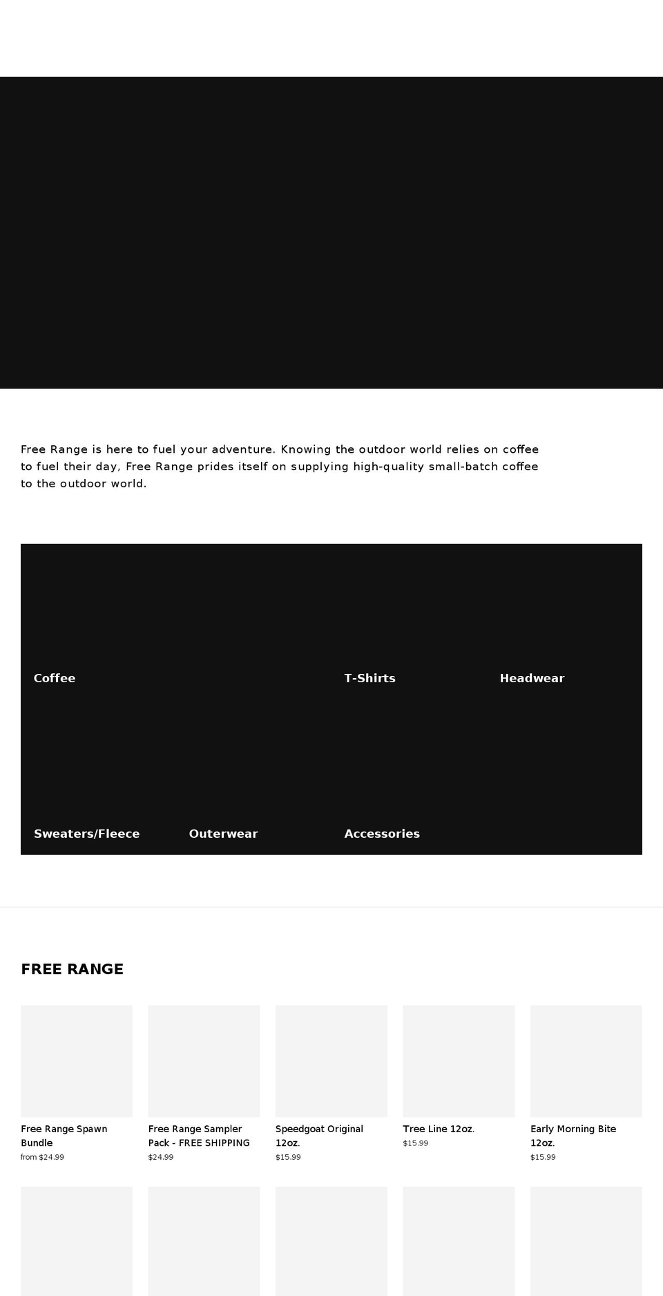 freerangetradingpost.com shopify website screenshot