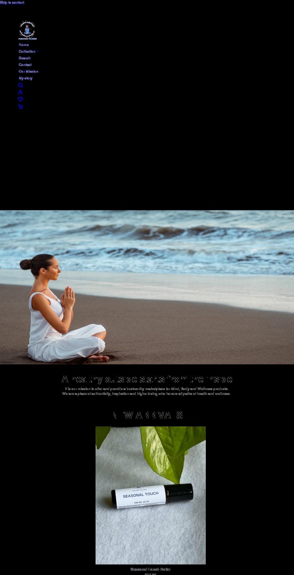 freespirit-wellness.com shopify website screenshot