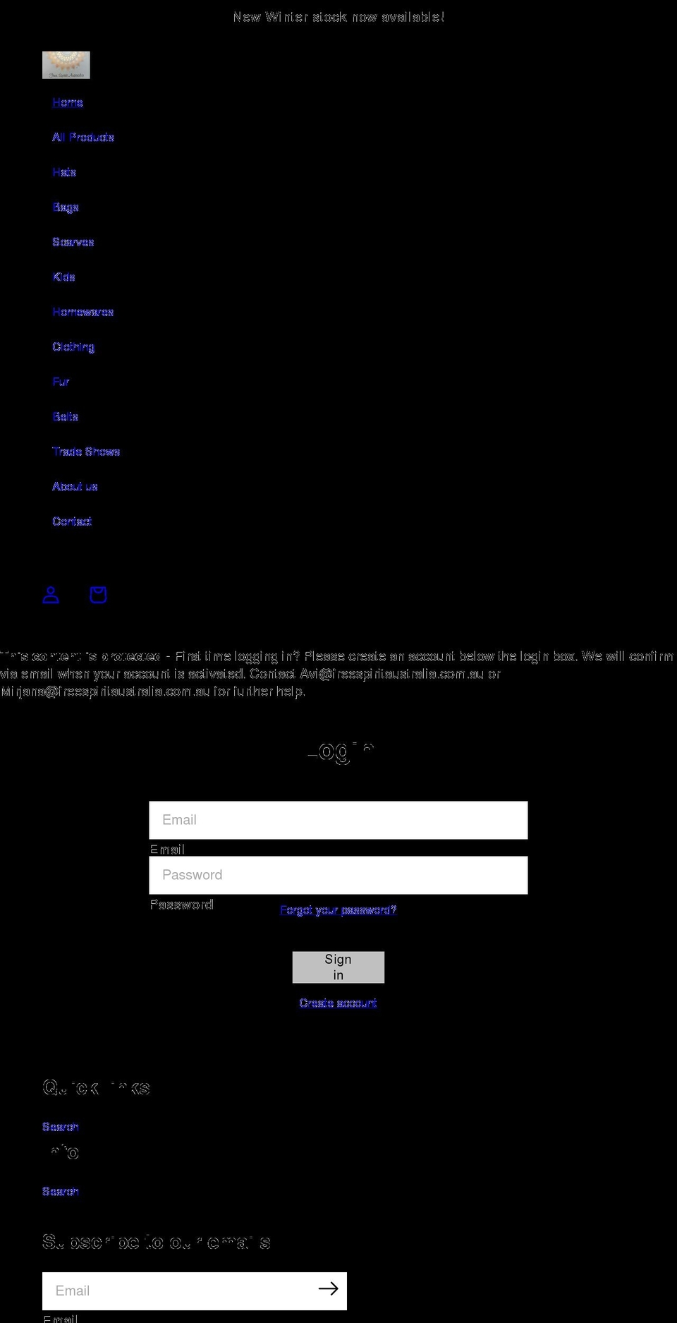 freespiritaustralia.com.au shopify website screenshot