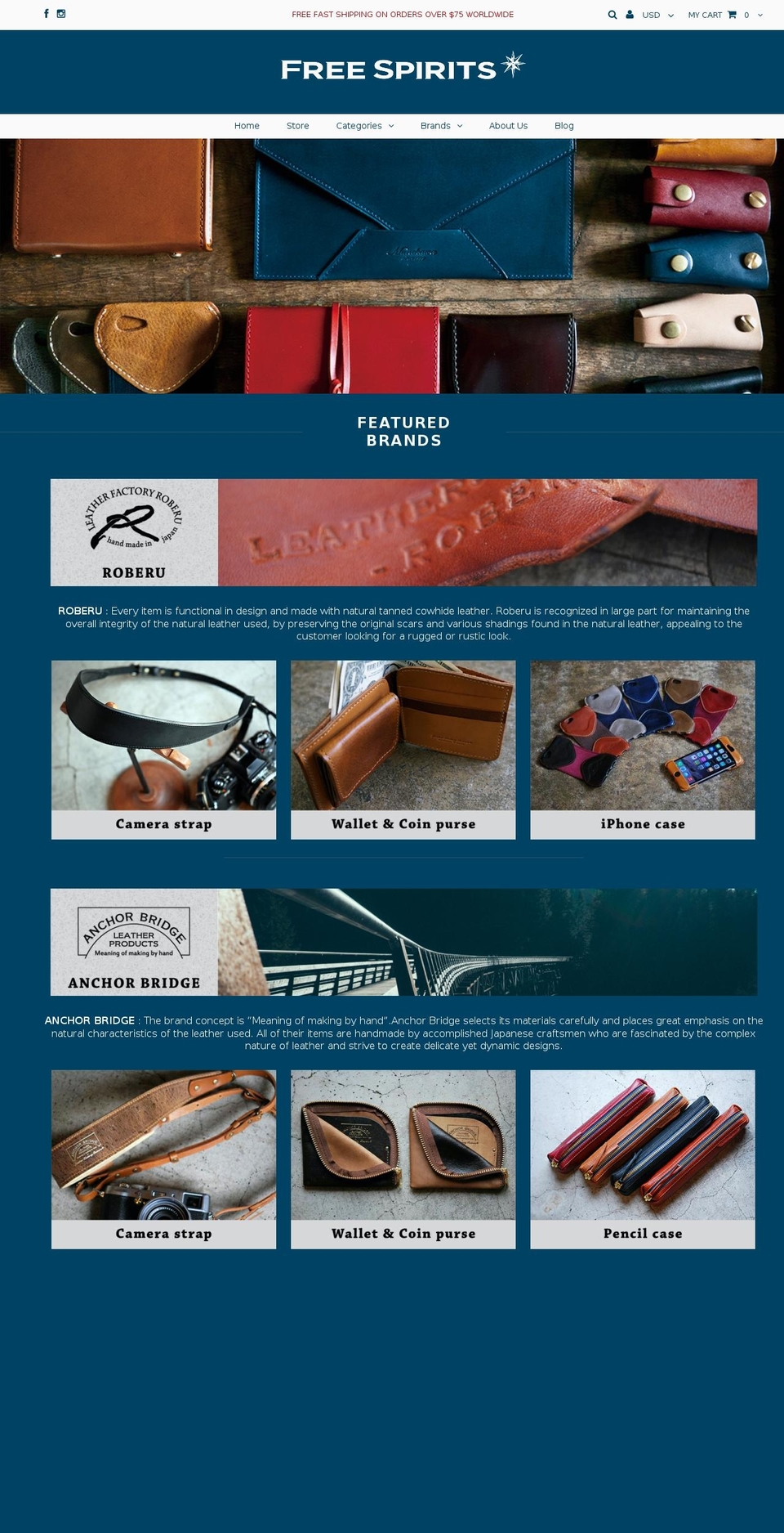 freespirits-ec.com shopify website screenshot