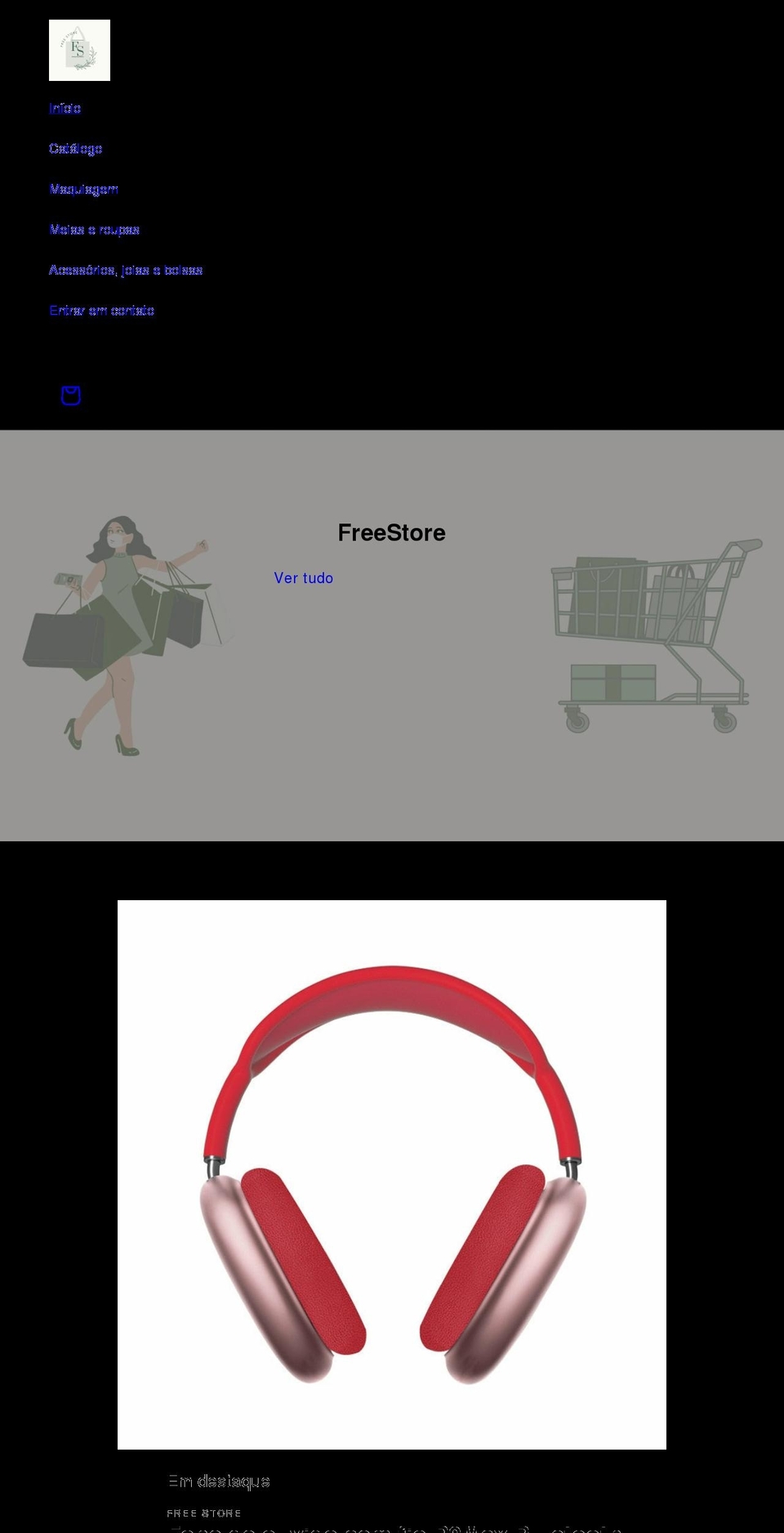 freestore.club shopify website screenshot